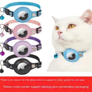 Reflective Nylon Air Tag Dog Cat Collar Holder Pet GPS Tracker Collar - Dongguan Wangda Technology Co., Ltd. - China