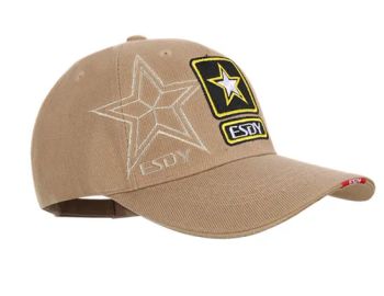 Khaki Esdy Hot Sale Tactical Sports Hats Baseball Cap - Yiwu Wisdom Import & Export Co., Ltd. - China