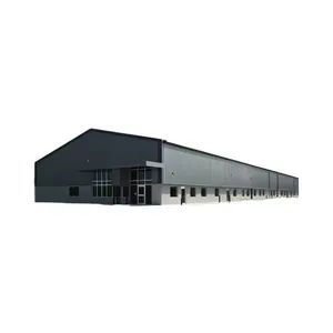 Wide Span Prefabricated Steel Structure Industrial Modular Supply Construction Warehouse - quanzhou ridge steel building co., ltd - China