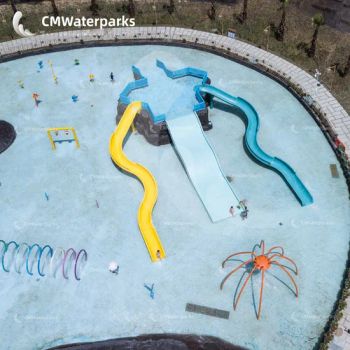 Commerical Water Park Fiberglass Water Slide Kids Playground Equipment Outdoor Playground Equipment - Sichuan Chongming Amusement Equipment Manufacturing Co., Ltd. - China