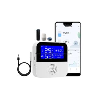 Indoor Multifunction Digital LCD Temperature Humidity Meter Thermometer Room Hygrometer for Bedroom Baby Room - Shenzhen LDA Technology Co., Ltd. - China