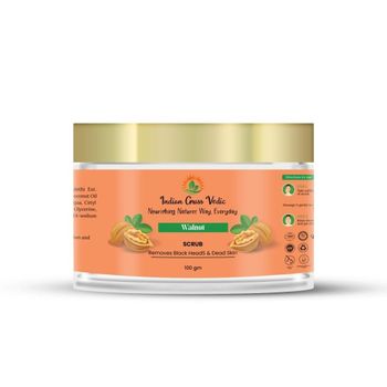 Walnut Face Scrub -  Indian Grass Vedic Concept  - India