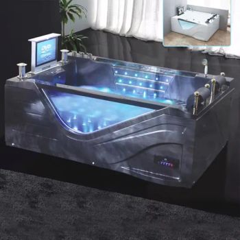 New Born Tub, Two People Bath, Indoor Water Jet Massage Whirlpool Bathtub with TV - Foshan Hanse Industrial Co., Ltd. - China