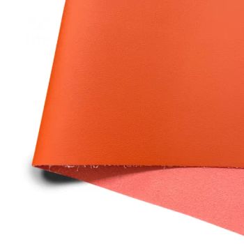 Orange Napa Microfiber Leather for Car Seats Material PU Model NO. A3 Width 54/55" Pattern Embossed Origin Guangdong HS Code - Guangzhou Navico New Materials Co., Ltd. - China
