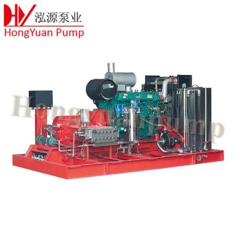 40kpsi Double Guns Ship Hull Blasting High Pressure Cleaner - Wuxi Hongyuan Pump Manufacturing Co., Ltd. - China
