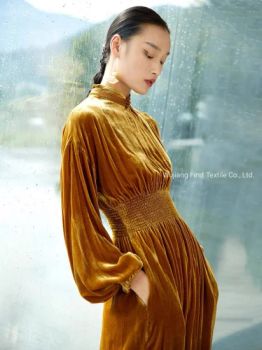 Silk Velvet Fabric for Fashion Women′ S Wear & Evening Dress & Pajamas - Wujiang First Textile Co., Ltd. - China