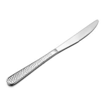 Table Knife Hammered Serrated Stainless Steel Hammered Serrated Dinner Knives - GOOD SELLER CO., LTD - China