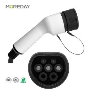 Type 2 to Type 2 EV Connector 32A Male Female Single Phase AC Electric Vehicle Extension Charging Type2 Type2 Car Charger Cable - Mindian Electric Co., Ltd. - China