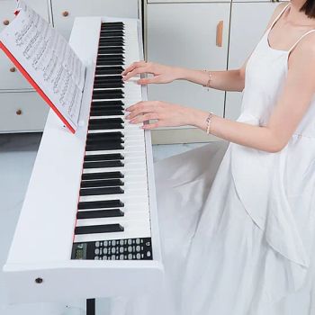 Bd Music 885 LED Wooden 88 Weighted Keys Electronic Organ Grand MIDI Digital Piano Musical Keyboard Instruments - Quanzhou Badu Electronic Technology Co., Ltd. - China