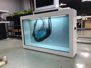 3D Hologram Display32inch Transparent LCD Box Showcases Jewelry Museum Exhibition with Camera and Mic - Dedi Technology Co., Ltd. - China
