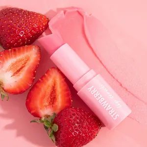 Wholesale Nourishing Organic Vegan Exfoliator Lip Scrub Stick Strawberry Chapstick Set - Rhine International Biotechnology (Guangdong) Co., Ltd. - China