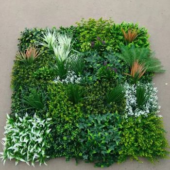 Outdoor Decorative Multi Color Leaves Flowers Artificial Plant Wall - Langfang Peyton Trading Co., Ltd. - China