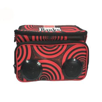 Aluminum Foil with Bluetooth Speaker Lunch Bag Outdoor Travel Beach Insulated Bag - Suzhou Flagbank Display Co., Ltd. - China
