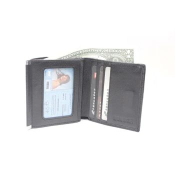 Wholesale Custom Logo Men Card Holders Purse Mens Wallet RFID Genuine Leather Wallet for Men - Guangzhou Deconn Leather Industry Limited - China
