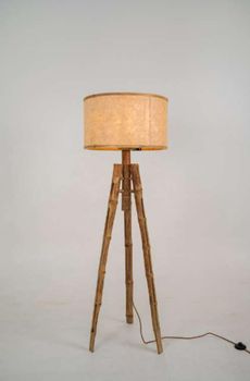 Bamboo Standing Lamp Duri Bond mushroom 2 Lamp & 3 Lamps. Hanging Lamp - Cimba Bali Exportindo - Indonesia