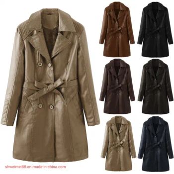 Women Winter Puffer Fur Coat Plus Size Biker Jackets Woth Faux Fur Wholesale Apparel Leisure Wear Wholesale Trench Fur Long Coats Faux Leather Jacket - Hangzhou Weimei Garments Co., Ltd. - China