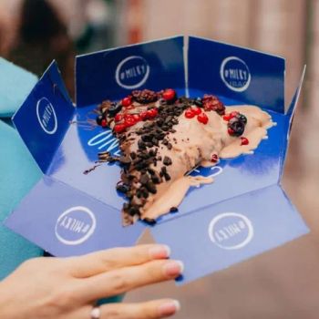 Custom Printed Food White Paper Take Away Mini Pancake Waffles Packaging Foldable Delivery Box Containers Tray with Cover - Shenzhen Telling Commodity Co., Ltd. - China
