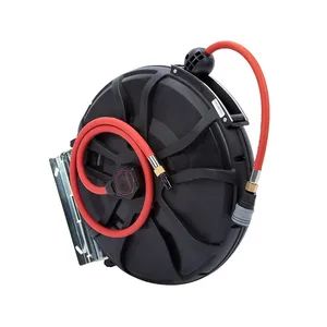 Automatic Rewind Retractable Pressure Washer Wall-Mount Flexible Air Garden Water Hose Reel - Wenzhou Hongxiang Environmental Protection Technology Co., Ltd. - China