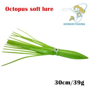 30cm 39g Octopus Squid Soft Fishing Lure for Marlin - Nanjing Honor Fishing Gear Ltd. - China
