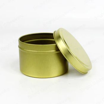 Straight Side Candle Tin Cans 100ml Empty Metal Storage Tins for Making Candles - Shenzhen Bright Glassware Co., Ltd. - China