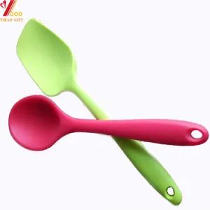 Silicone Rubber Baby Soup Spoon Salad Spoon for Kitchenware Origin China Trademark YIBAO Model NO. XY-S-1 Specification SGS - Zhongshan Xinyuan Silicone Rubber Co. Ltd - China