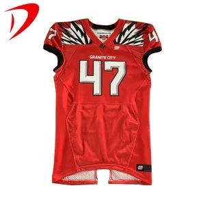 Youth Custom Blank American Football Jerseys Sublimation Sets Shirt Uniform American Football Wear Jersey - Guangzhou Dee Top Sportswear Co., Ltd. - China