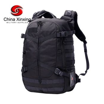 Combat Sports Rucksack Black 45L 600d Polyester Waterproof Outdoor Hiking Bag Traveling Tactical Backpack Equipment - China Xinxing Guangzhou Import and Export Co., Ltd. - China
