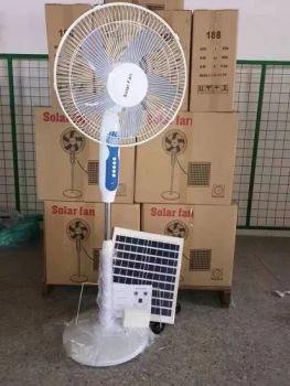 16inch 16 Inch Solar Fan Emergency Fan Outdoor Travel Fan Pedestal Fan with Solar Panel Rechargeable Solar Fan for Home Car Camping Outdoor Using - Dongguan Jinsen Craft Technology Co., Ltd. - China