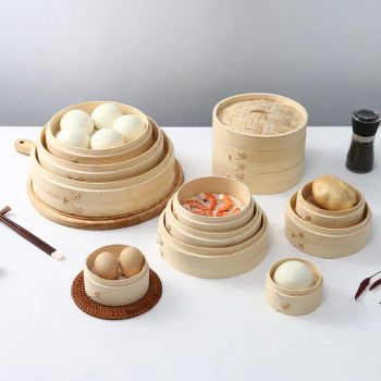 Wholesale Bamboo Steamer Dumpling Steamer Basket Food Steamer - HUNAN TONGDA BAMBOO INDUSTRY TECHNOLOGY CO., LTD - China