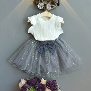 High Quality Custom Wholesale Girls' Clothing Printed Top and Skirt Suit Children's Wear - Nanchang New Huarui Clothing Co., Ltd. - China