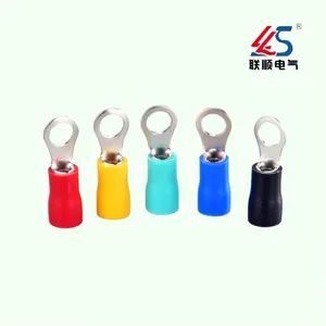 Reliable Ring Type Copper Cord End Terminal with Insulated Shape U OEM Yes Brand Lians Origin China Model NO. RV Trademark - Yueqing Lianshun Electric Co. Ltd - China