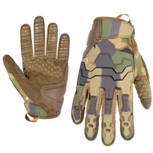 Yuemai Hunting Shooting Full Finger Tactical Gloves Protection Boxing Motorcycle Riding Tactical Gloves - Yuemai Outdoor & Camping Co., Ltd. - China