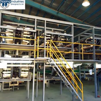 Nitrile Glove Making Machine Set Origin China Model NO. 0368 Length 85m-120m Trademark dippingtech Specification - Dipping Industries (Shanghai) Co., Ltd. - China