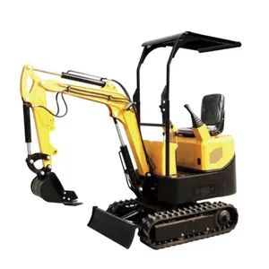 1 Ton Mini Hydraulic Excavator with Lateral Boom Swing - Hunan Hongchang Machinery Co., Ltd - China