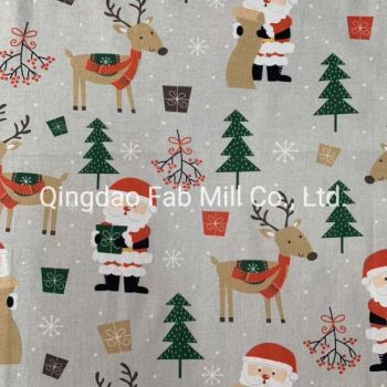Christmas Digital Printed Cotton Fabric for Patchwork and Quilt - Qingdao Fab Mill Co., Ltd. - China