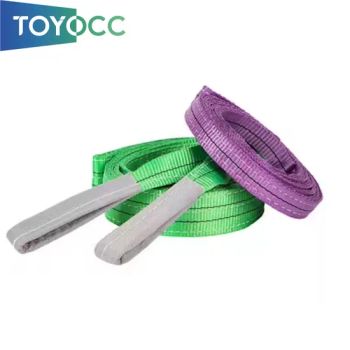 Color Lifting Webbing Sling for Crane Lifter Wear Resistance Lifting Sling - Qingdao Toyo Industry Co., Ltd. - China