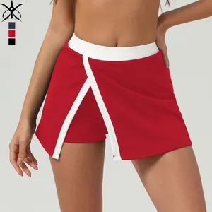 Quick Dry Tennis Skirt Outdoor Sports Slit One Pant Skirt Running Fitness Half Skirt - Shenzhen Xyz Technology Ltd. - China