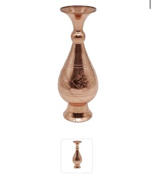 Tall Large Copper Trumpet Vase Type A+++ Height 26 Cm Material Copper Finish Polished Shape Trumpet-like Packaging Details Carton - Xuping Asia - Iran