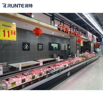 Commercial Fresh Meet Display Showcase Freezer Butcher Refrigeration Equipment - Shandong Runte Refrigeration Technology Co., Ltd - China