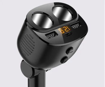 New One-Tow Two-Car Charger Cigarette Lighter Car Charger Dual USB Multi-Function Mobile Phone Charger Quick Charge Universal - Shenzhen Chaofang Electronics Co., Ltd. - China