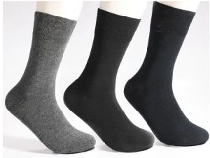 Customized Logo 168n 200n Basic Black Grey Crew Men Business Bamboo Socks - Hangzhou An Bo Textile Co., Ltd. - China