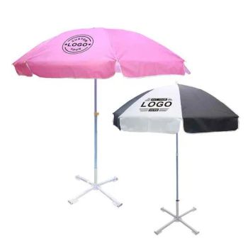 Sun Protection Fishing Umbrella with Outdoor Beach Camping Parasol Umbrellas - WUHAN JARMOO FLAG CO., LTD. - China