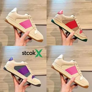 Designer Mens Womens Shoes Sneakers Leather Fashion Retro Luxury Skateboarding Couple - Huian Xiangjie Trading Co., Ltd. - China