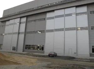 Large Windproof Automatic Security Industrial Rolling Doors for Warehouse Factory Large Garage - Wuxi Kwang Purification Co., Ltd - China