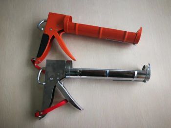 Pneumatic Caulking Gun with Cordless Power Red Metal Origin China Trademark MOFIX HS Code 82055900 Model NO. MF3045 Specification - Zensun Co., Ltd. - China