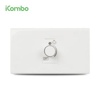 Wall Mounted Electrical Power Light Dimmer Switch 300W with Mark - Yueqing Combo Electric Co., Ltd. - China