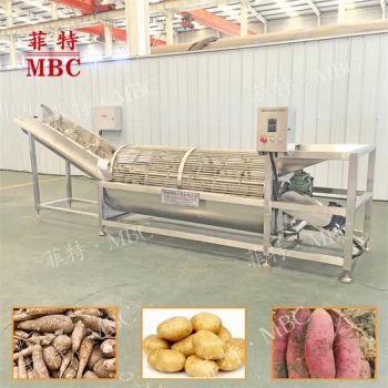 Cassava cleaning and processing production line Potato carrot radish and sweet potato washing machine - ZHUCHENG MBC INDUSTRIAL & TRADING CO., LTD. - China