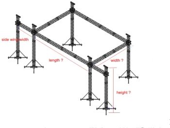 Dragonstage Lighting Truss Stage Truss for Outdoor Spigot Truss Event Lighting Truss Stage - FOSHAN DRAGON STAGE EQUIPMENT CO.,LTD - China