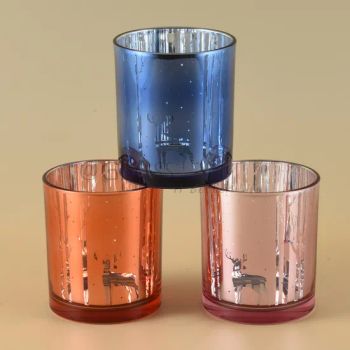 Wholesale Decorative Glass Candle Holder with Christmas Design - Ningbo U-Per Consumer Goods Co., Ltd. - China