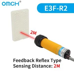 Omch E3f-R2 M18 Photoelectric Sensor Infrared Diffuse Feedback Reflection Inductive Switches 2m Sensing Distance - Zhejiang Hugong Automation Technology Co., Ltd. - China